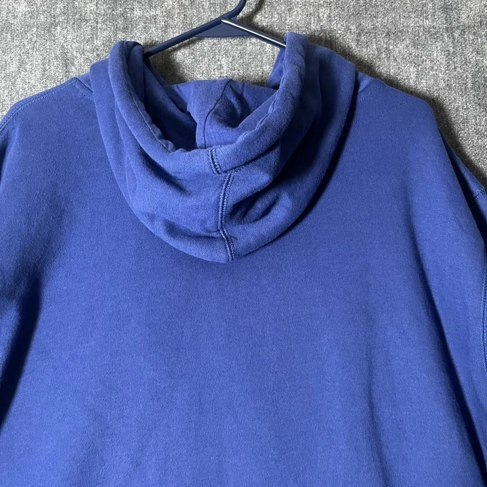 47 Brand Denver Broncos Hoodie Mens XL Blue Pullover Sweatshirt Retro D Logo